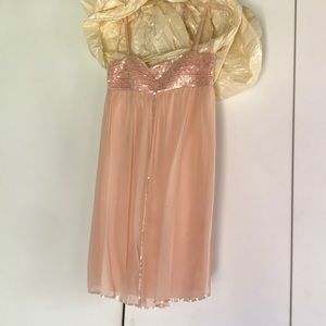 Pretty in Pink. Short dress